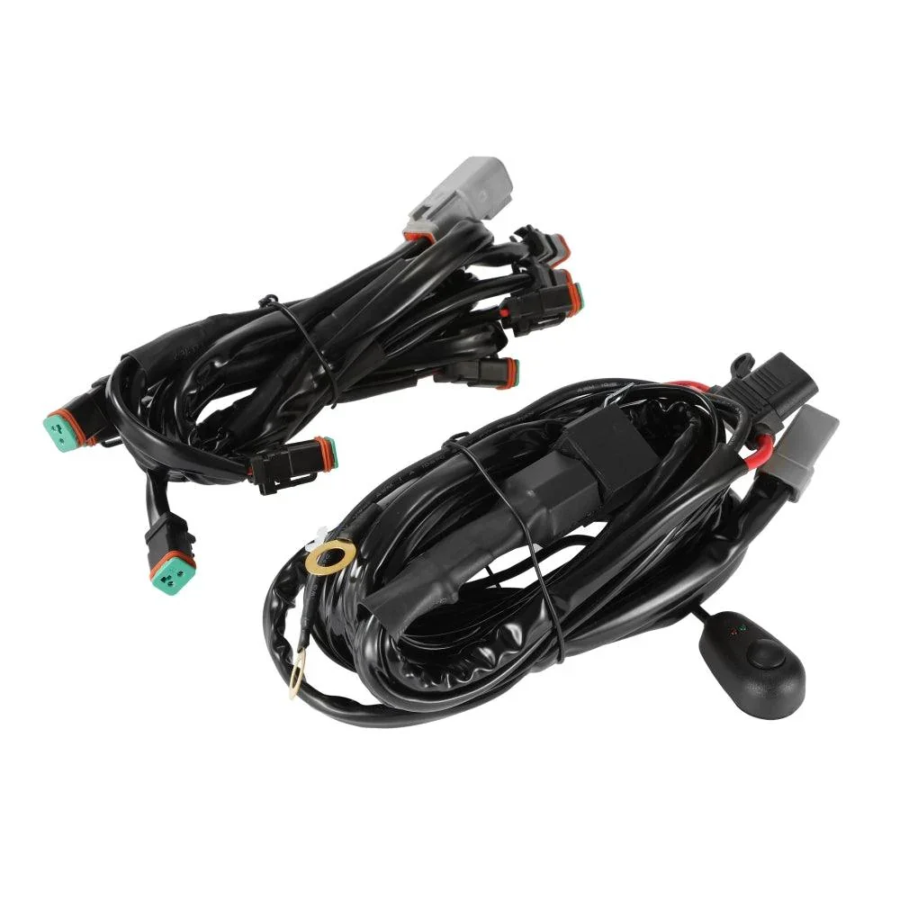 8-LED Pod Light Power Wiring Harness Kit with 2 PIN DT Plug - Image 3