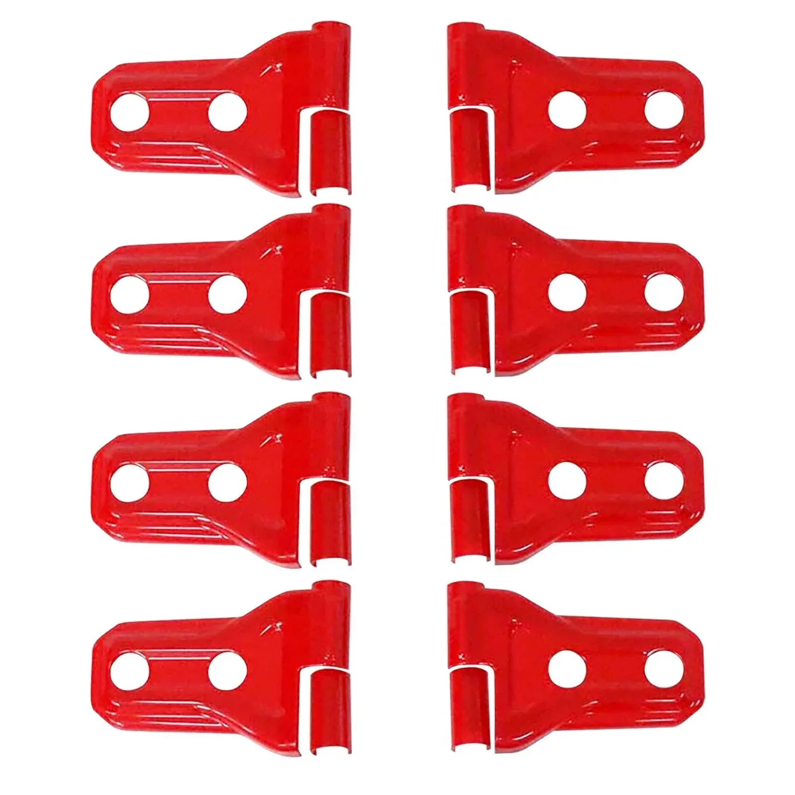 (8pcs/set) Door Hinge Shell for Jeep Wrangler JL 2018-2022 (Black/ Red/ Silver)