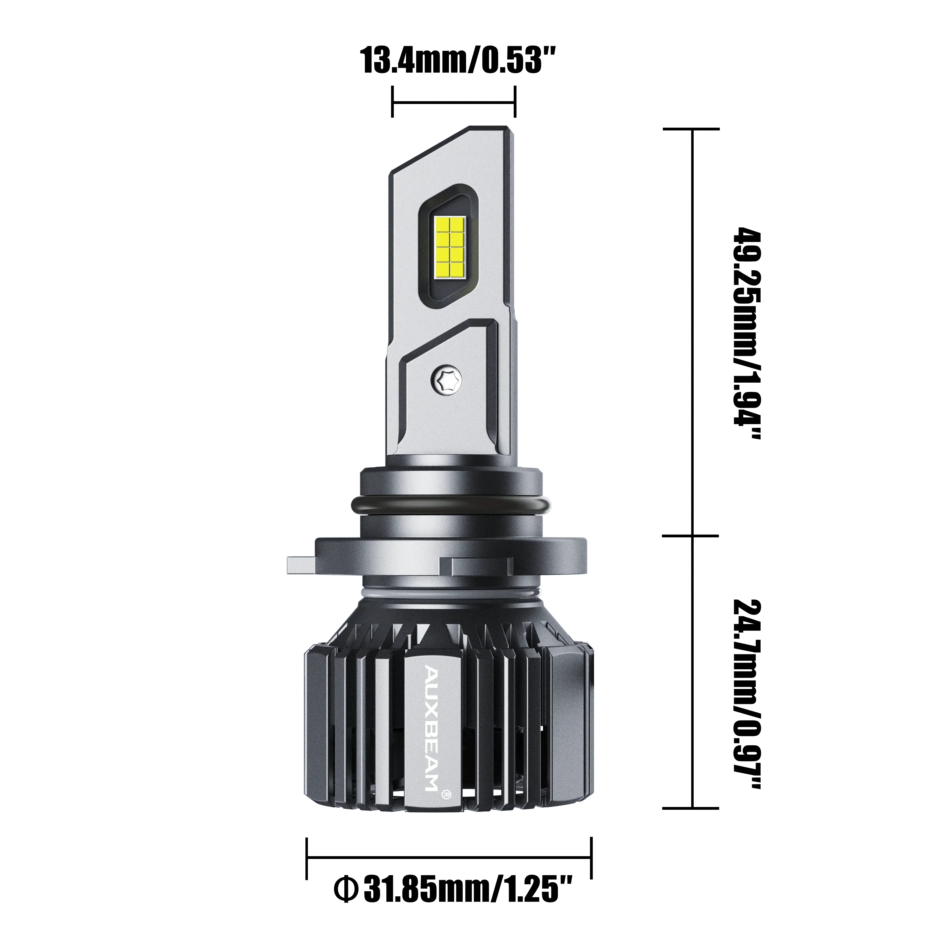 9006/HB4 LED Headlight Bulbs 90W 20000LM F15 Series 20% Smaller Size 6500K Cool White | 2 Bulbs - Image 8