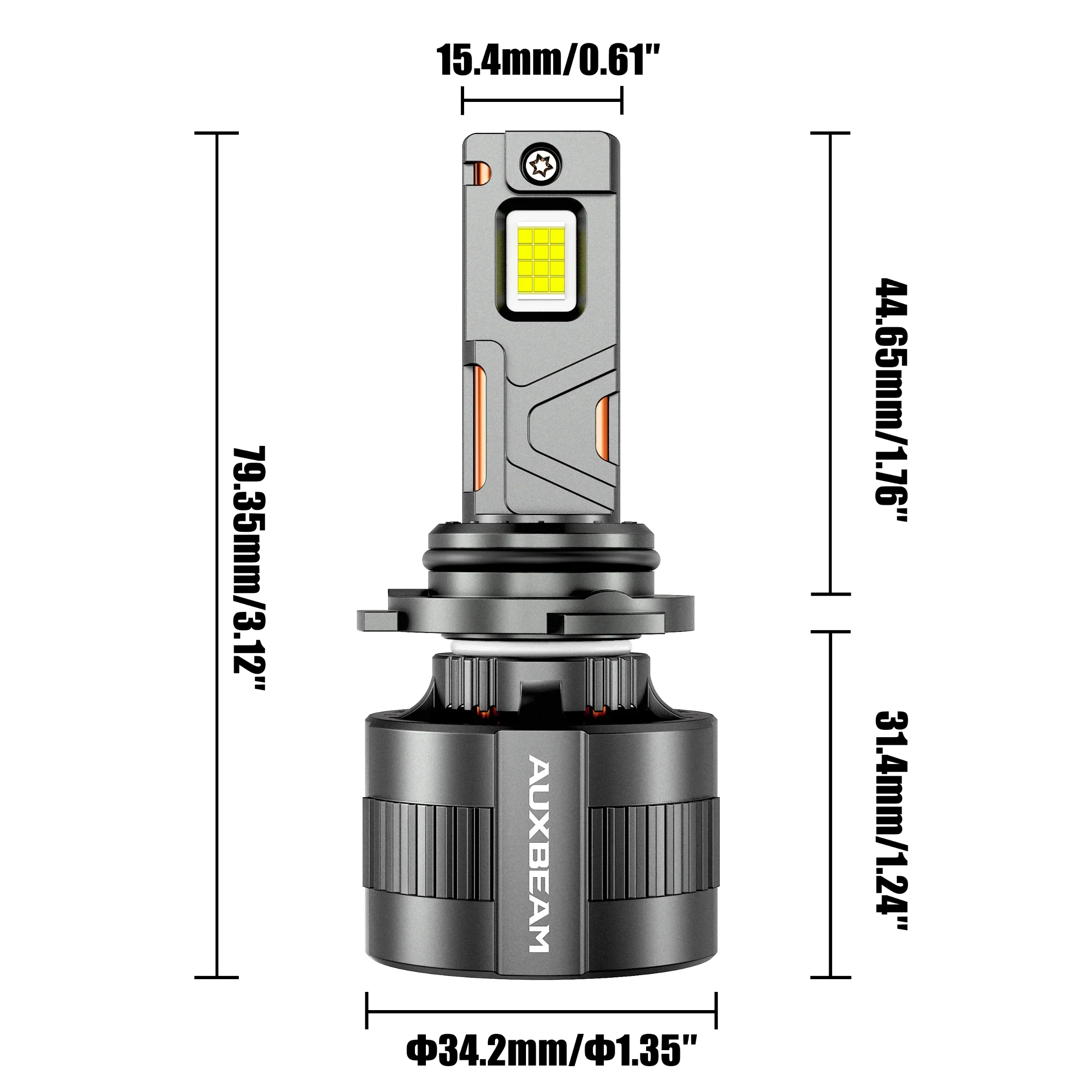 🆕9006/HB4 LED Headlight Bulbs 130W 32000LM F35 Series Dual Compatibility 12V/24V 6500K Cool White | 2 Bulbs - Image 17