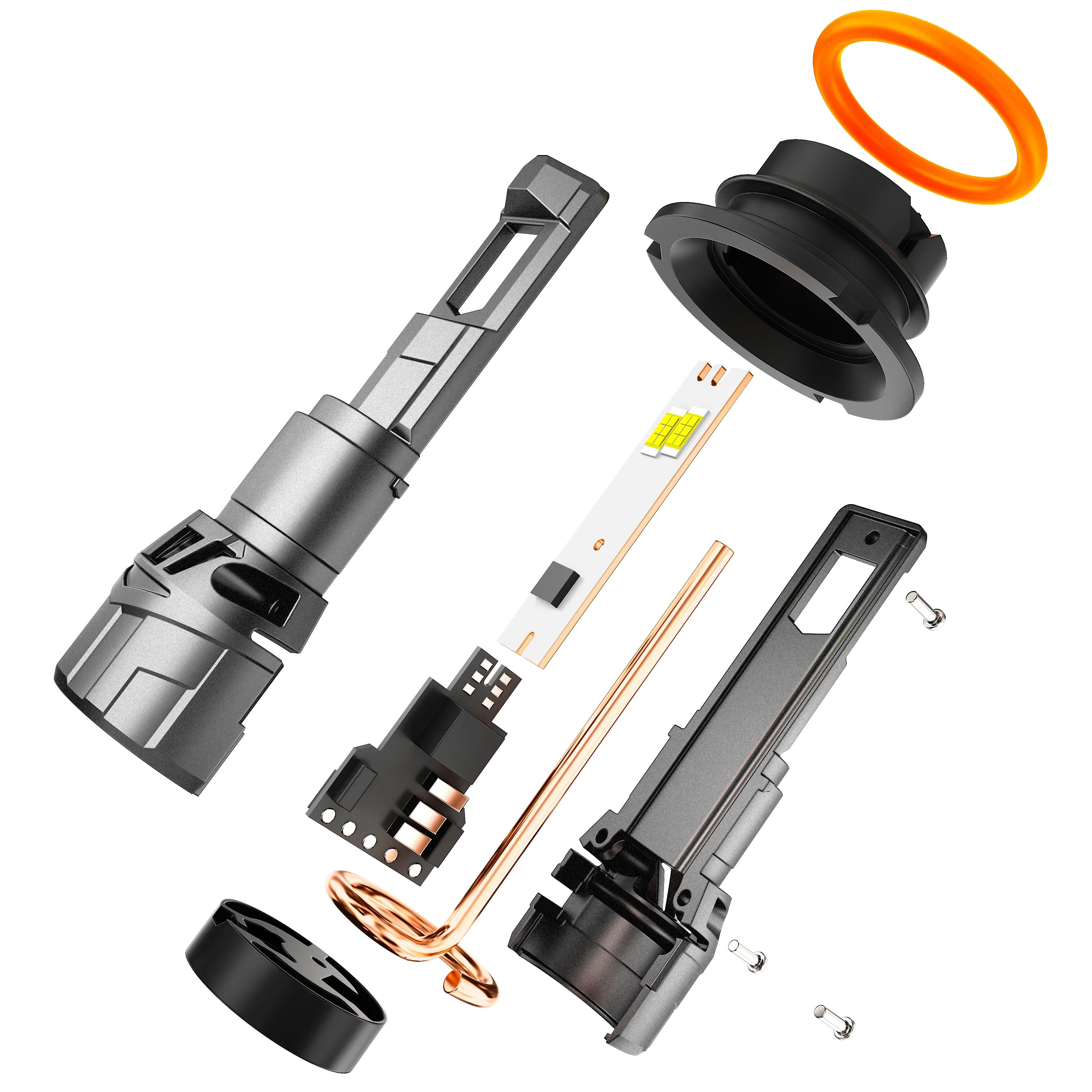 🆕9007/HB5 LED Headlight Bulbs 100W 22000LM F18 Series 1:1 Mini Size 6500K Cool White | 2 Bulbs - Image 3