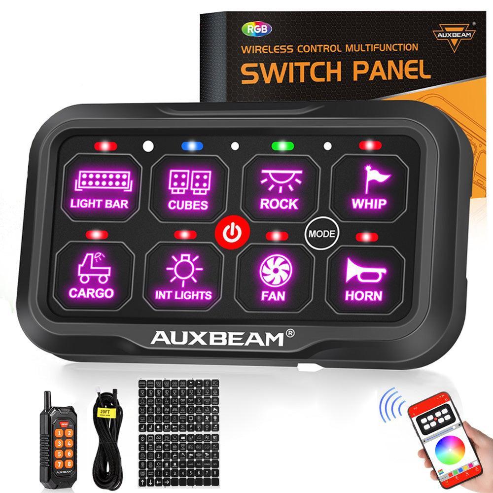 AC Series 8 Gang (AC-800) RGB Switch Panel with APP&Remote Control, Toggle/ Momentary/ Pulsed Mode Supported(One-Side Output) - Image 7