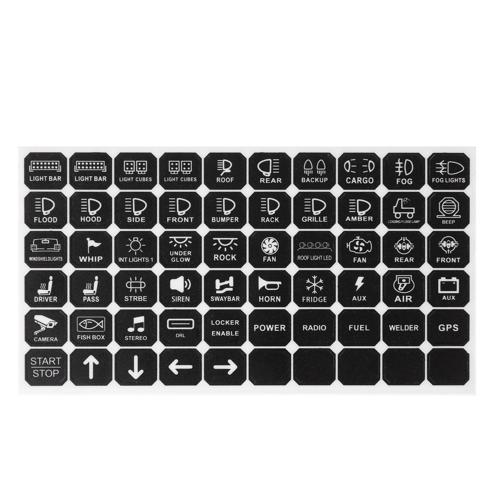AR-800 Multifunction RGB Switch Panel with Bluetooth Controlled & 47 Inch Extension Cable(Optional) for FORD F150 F250 F350 - Image 8