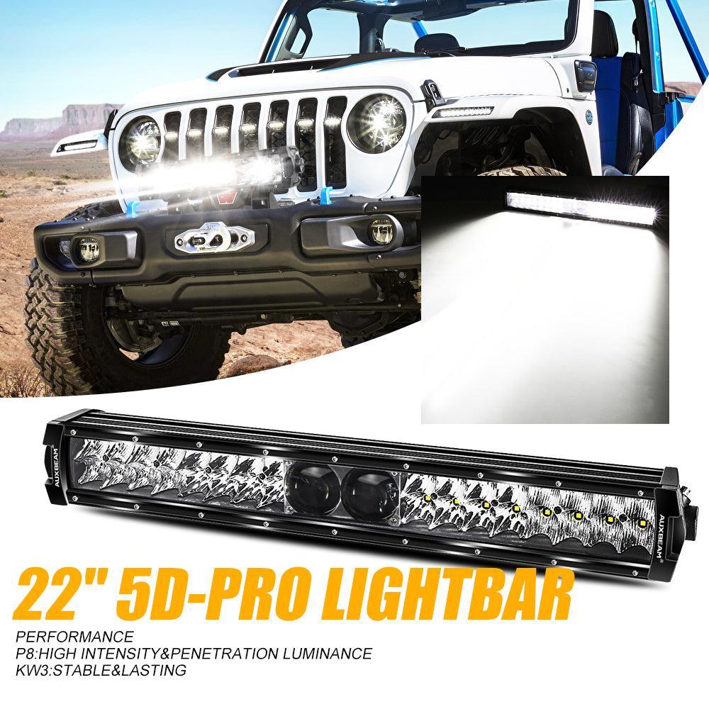 AR-800 RGB Switch Panel with APP+22 Inch 5D-PRO LED Light Bar, Toggle/ Momentary/ Pulsed Mode Supported - Image 2