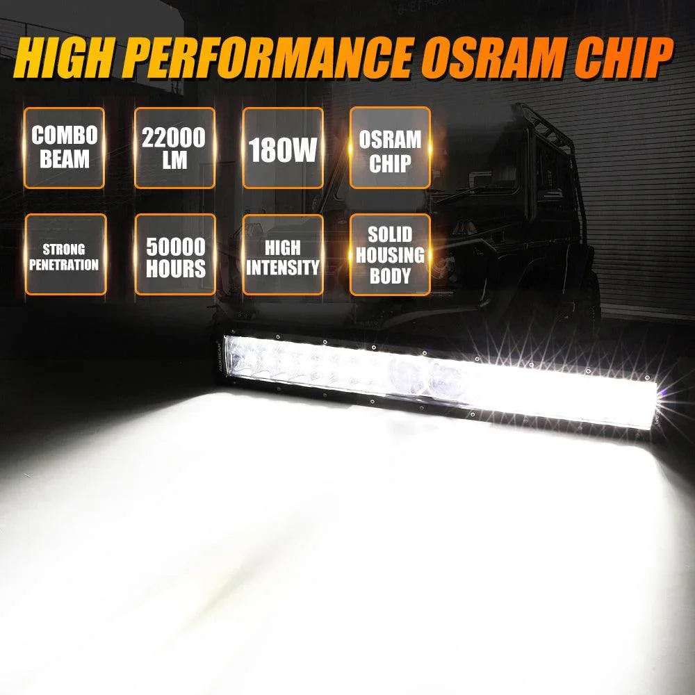 AR-800 RGB Switch Panel with APP+22 Inch 5D-PRO LED Light Bar, Toggle/ Momentary/ Pulsed Mode Supported - Image 3