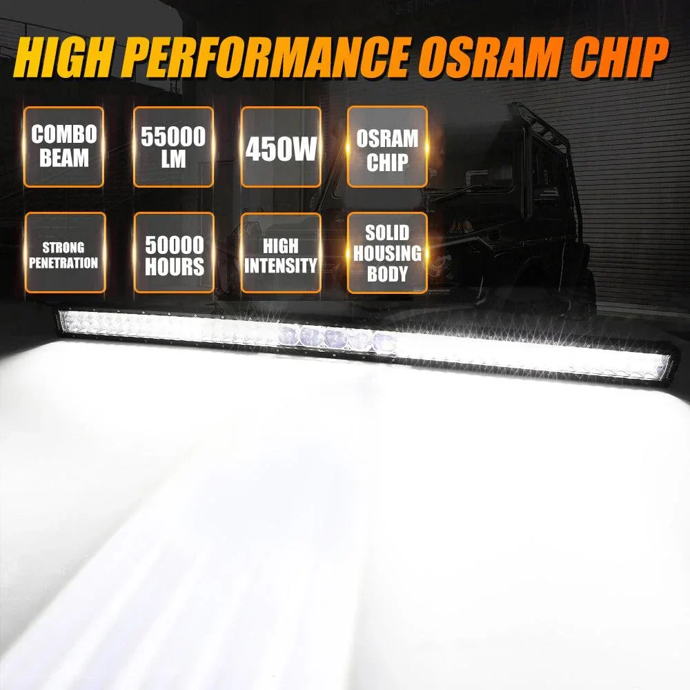 AR-800 RGB Switch Panel with APP+52 Inch 5D-PRO LED Light Bar, Toggle/ Momentary/ Pulsed Mode Supported - Image 4