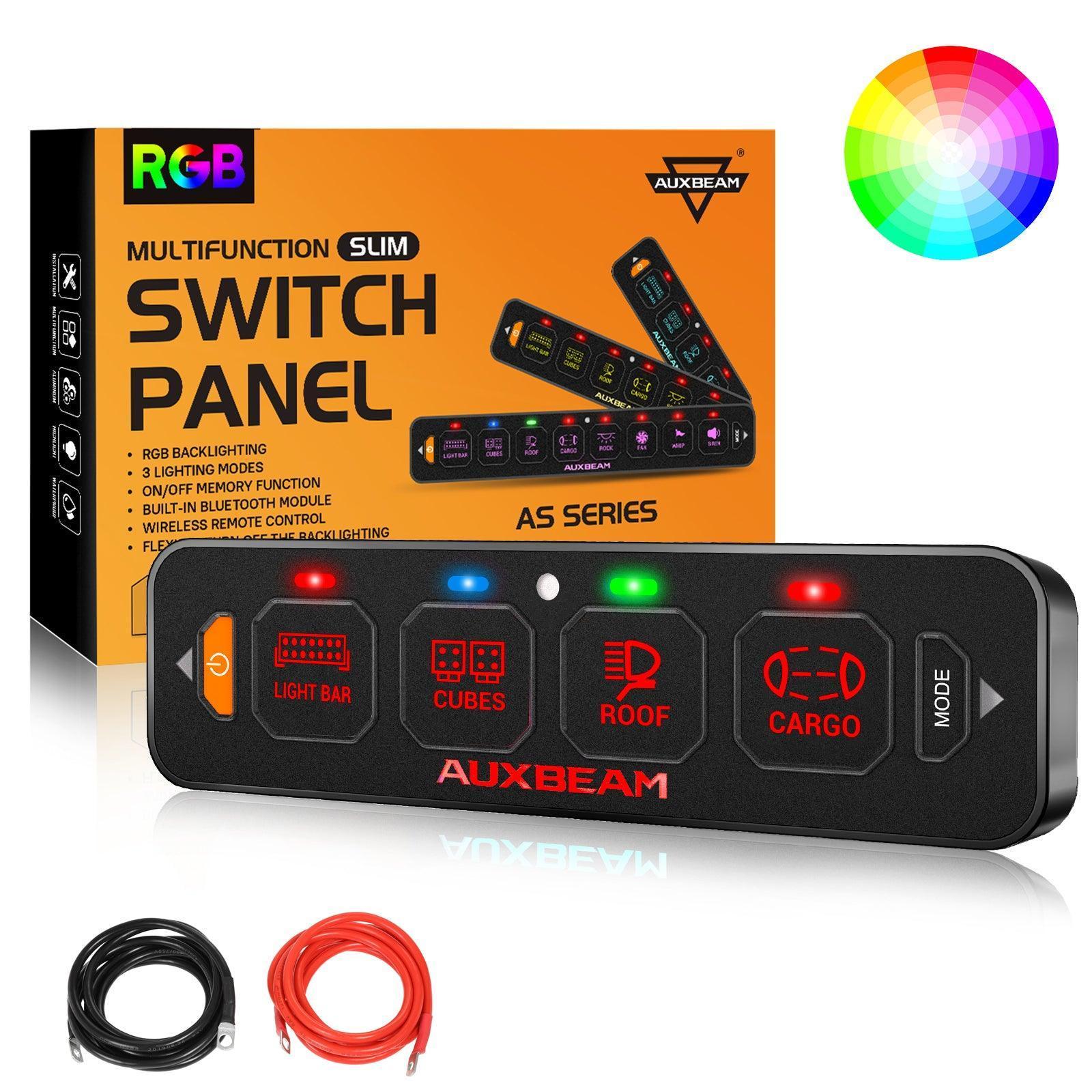 AS Series 4/6/8 Gang RGB Slim Switch Panel with APP&Remote Control, Toggle/ Momentary/ Pulsed Mode Supported(One-Sided Outlet) - Image 21