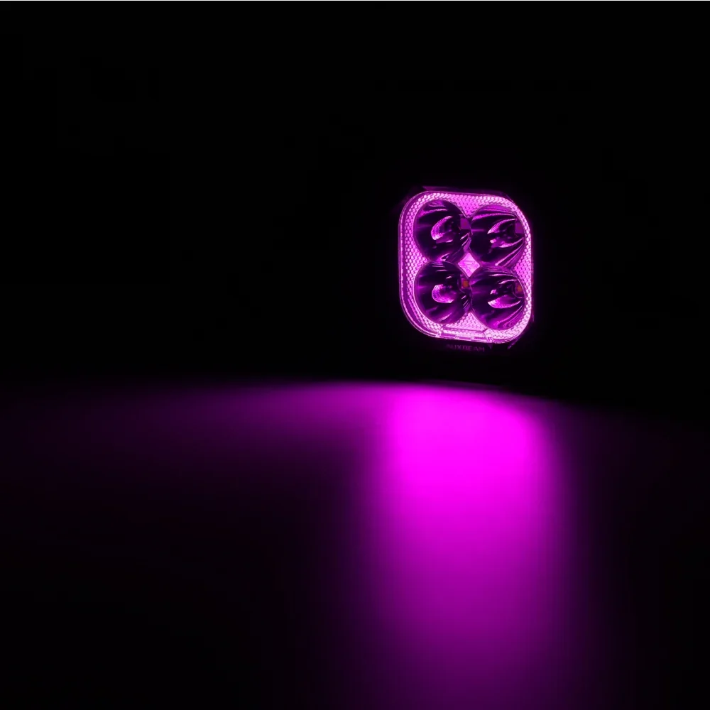 Color Play Series 3 Inch 116W RGB LED Pod Lights Off Road Lights With 8 Backlight Options - Image 16