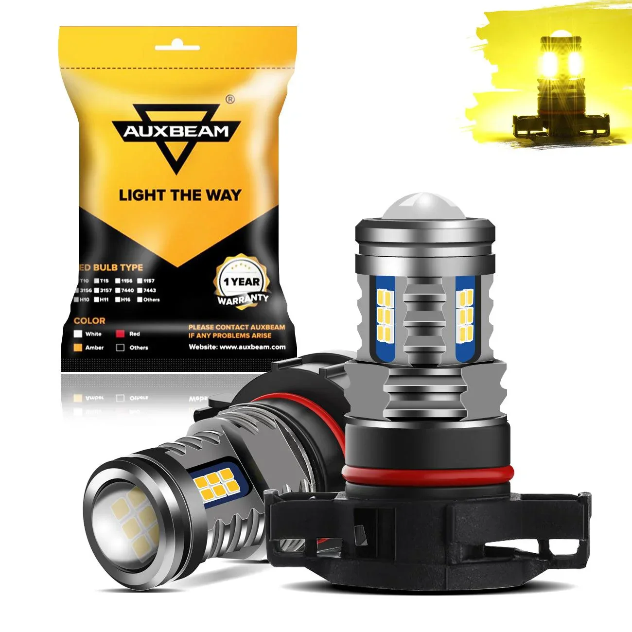 🔥(2pcs/set) Y2 Series 3-Sides Cool White/Yellow LED Fog Light/DRL - Image 18