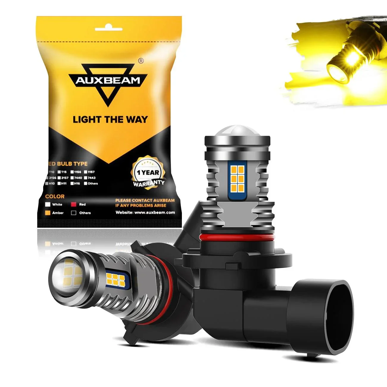 🔥(2pcs/set) Y2 Series 3-Sides Cool White/Yellow LED Fog Light/DRL - Image 21