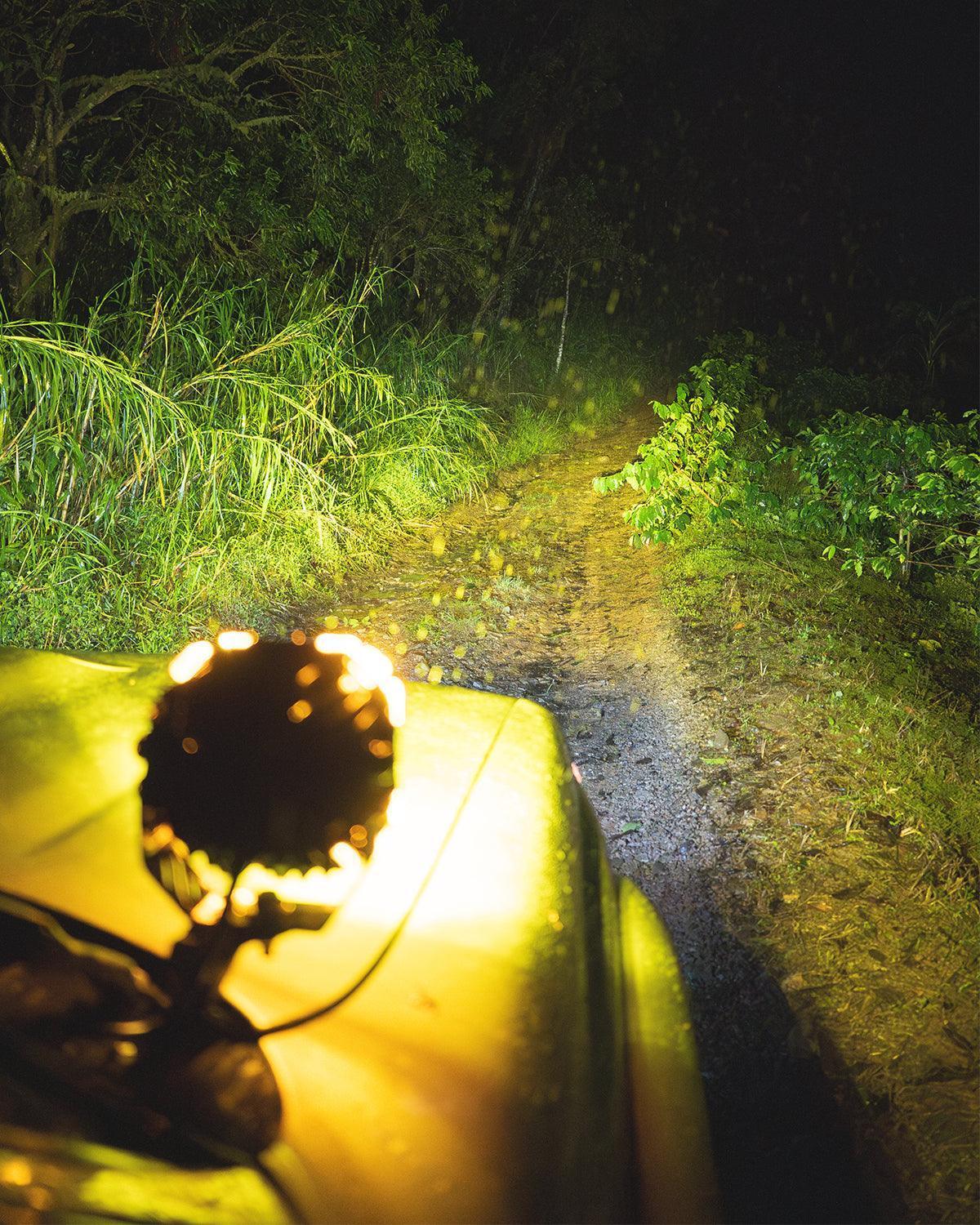 CUBE-Z Series 4 Inch Combo LED Pod Lights Off Road Lights with White DRL & Amber Turn Signal Lights - Image 4