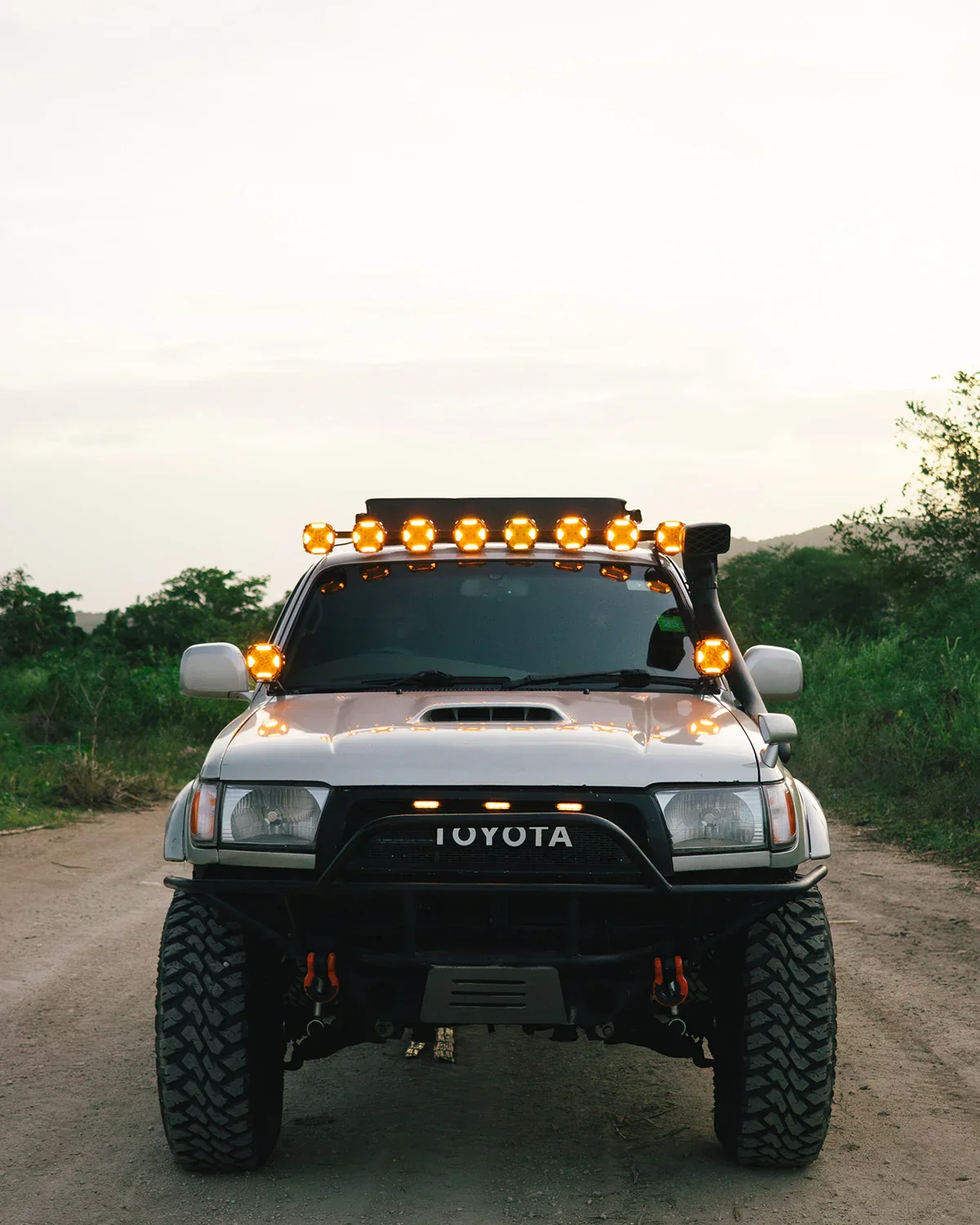 CUBE-Z Series 4 Inch Combo LED Pod Lights Off Road Lights with White DRL & Amber Turn Signal Lights - Image 10