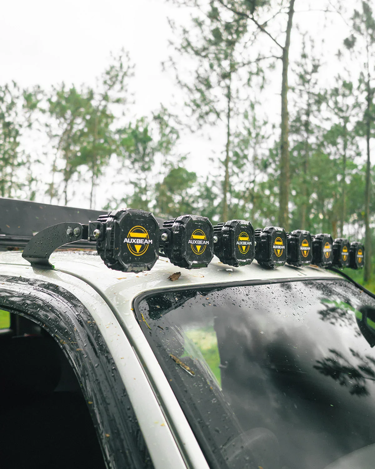 CUBE-Z Series 4 Inch Spot LED Pod Lights Off Road Lights with White DRL & Amber Turn Signal Lights - Image 8