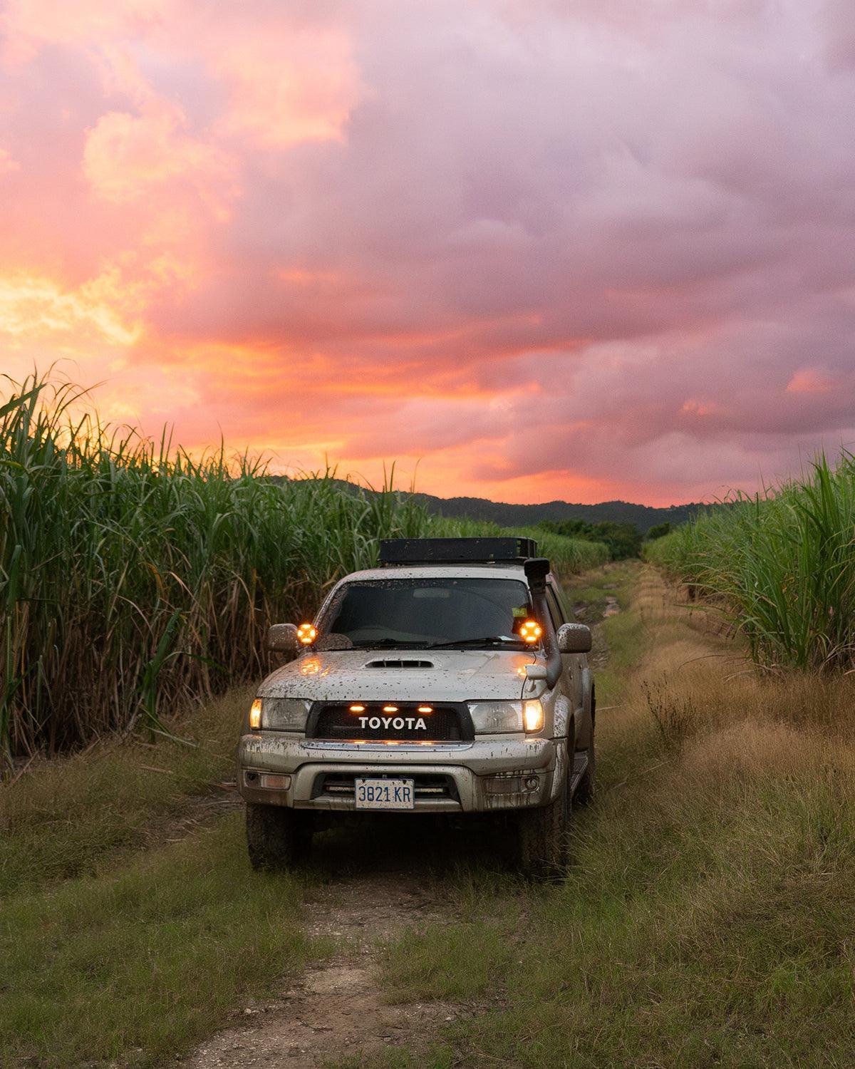 CUBE-Z Series 4 Inch Spot LED Pod Lights Off Road Lights with White DRL & Amber Turn Signal Lights - Image 10