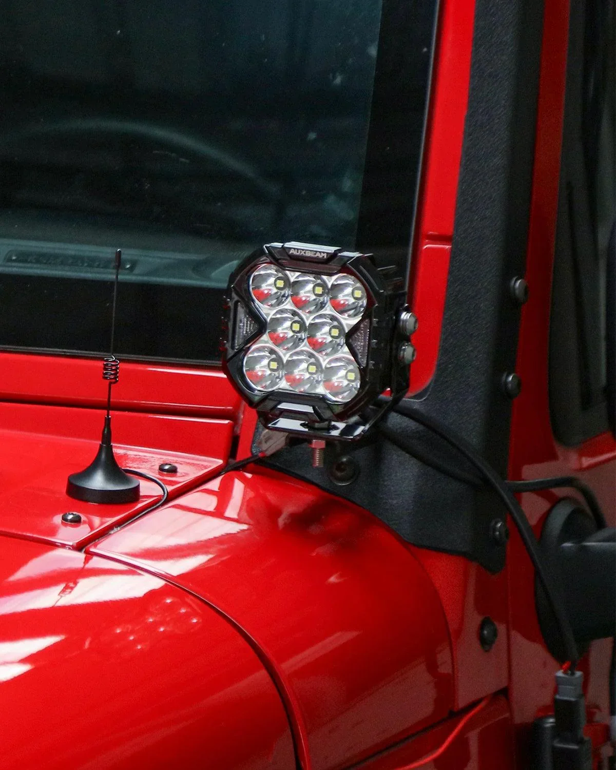 CUBE-Z Series 4 Inch Spot LED Pod Lights Off Road Lights with White DRL & Amber Turn Signal Lights - Image 3