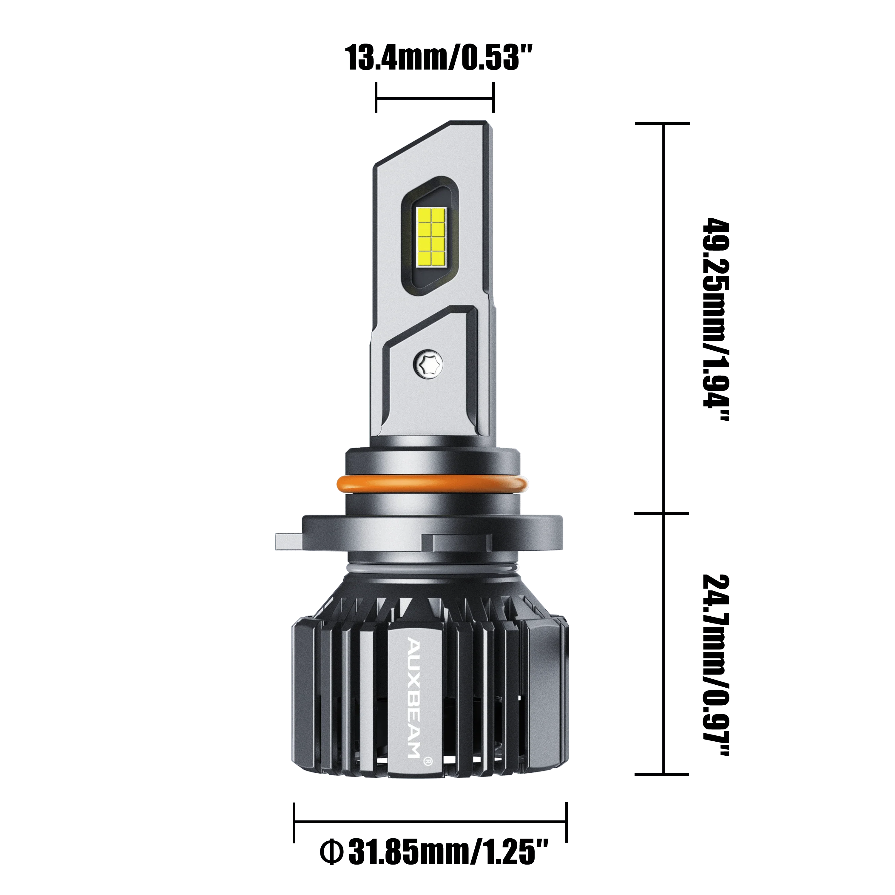 20% Smaller Size F15 Series 20000LM 90W LED Headlight Bulbs 6500K Cool White - Image 8