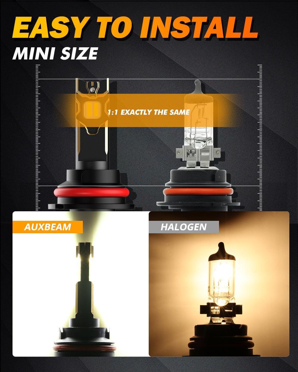 For 2000-2004 Ford Mustang 9007 LED Headlight Bulbs - Image 6
