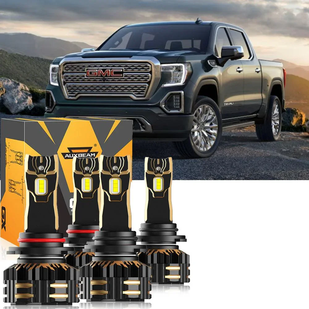 For 2000-2002 GMC Sierra 1500 9005 9006 LED Headlight Bulbs Bundle - Image 10