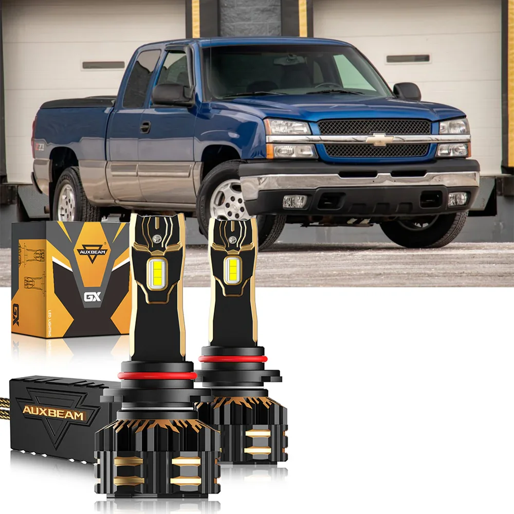Fro 2003-2006 Chevrolet Silverado 1500 9005 9006 LED Headlight Bulbs Bundle - Image 13