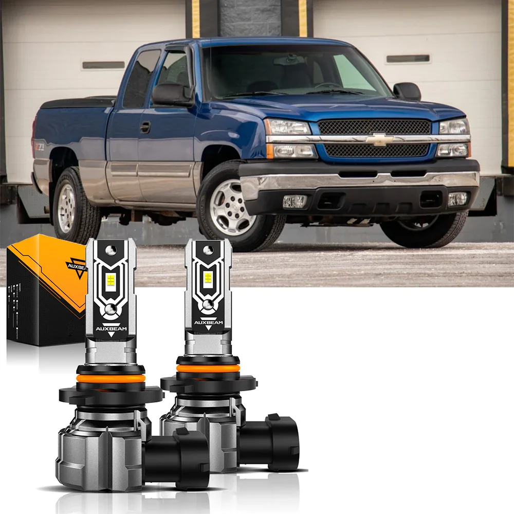 Fro 2003-2006 Chevrolet Silverado 1500 9005 9006 LED Headlight Bulbs Bundle - Image 15