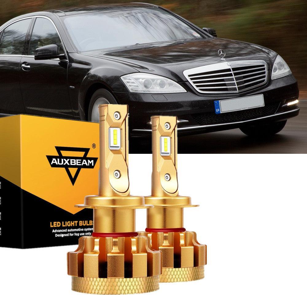 For 2000-2006 Mercedes-Benz S500 with Halogen Headlamps F-16 Plus Series Built-in Canbus LED Light Bulbs High Low Beam Bundle - Image 9
