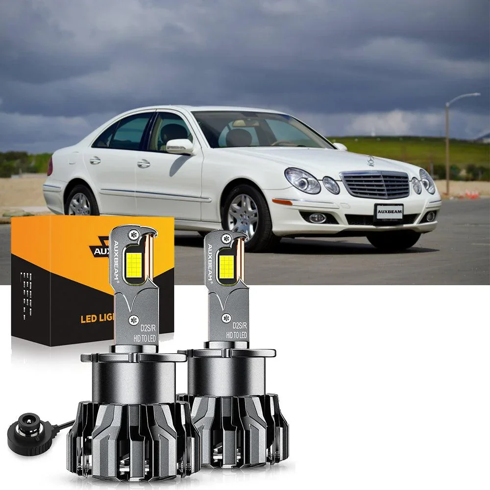 For 2000-2007 Mercedes-Benz E320 with HID headlamps LED Light Bulbs High Low Beam Bundle - Image 10