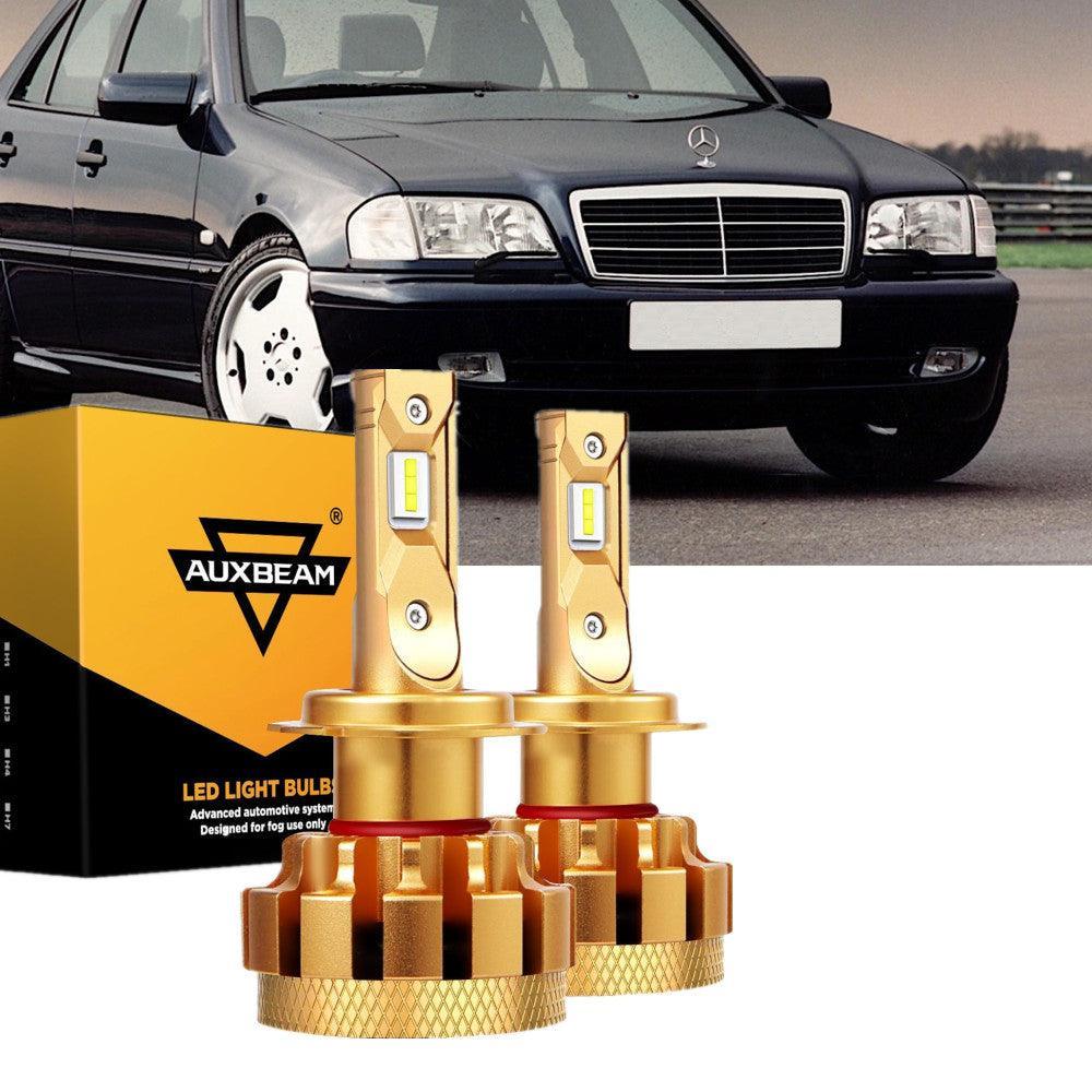 For 2000 Mercedes-Benz C43 AMG with halogen headlamps LED Light Bulbs High Low Beam Bundle - Image 8