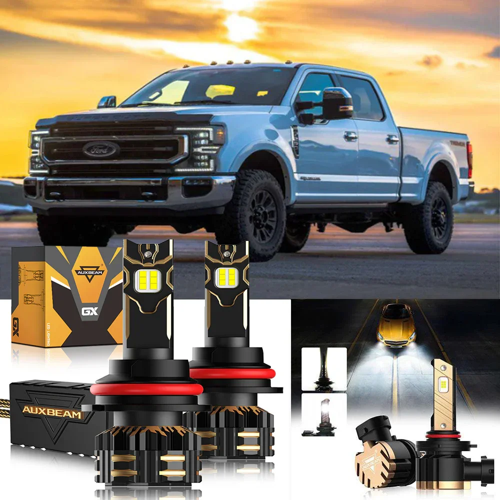 For 2001-2004 Ford F-250 Super Duty 9007 LED Headlight Bulbs - Image 23
