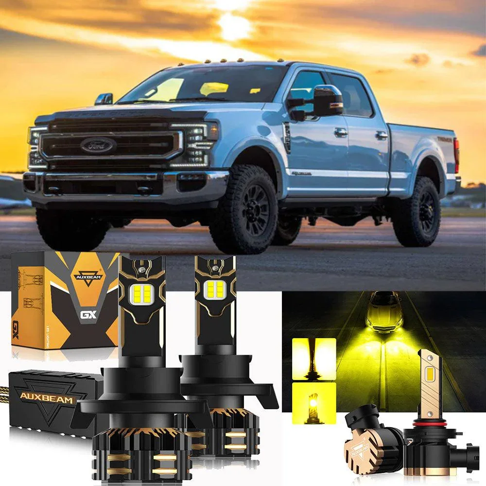 For 2001-2004 Ford F-250 Super Duty 9007 LED Headlight Bulbs - Image 9