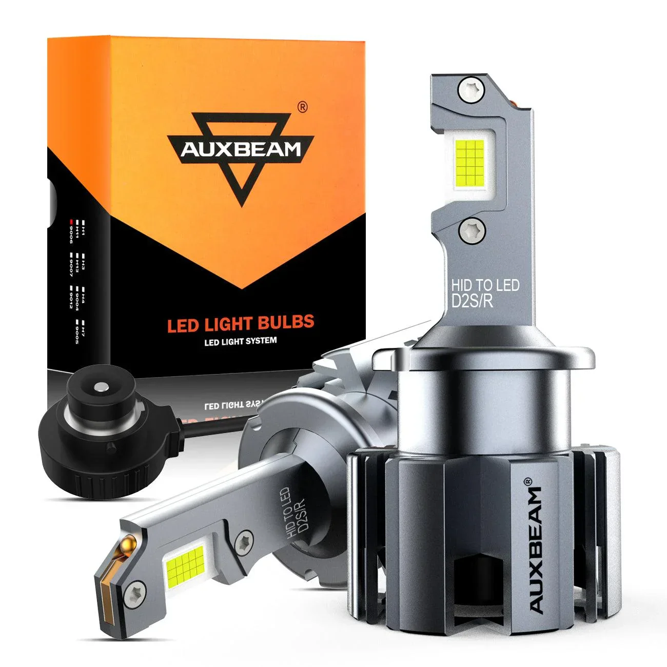 For 2001-2006 Mercedes-Benz S600 with HID headlamps LED Light Bulbs High Low Beam Bundle - Image 9