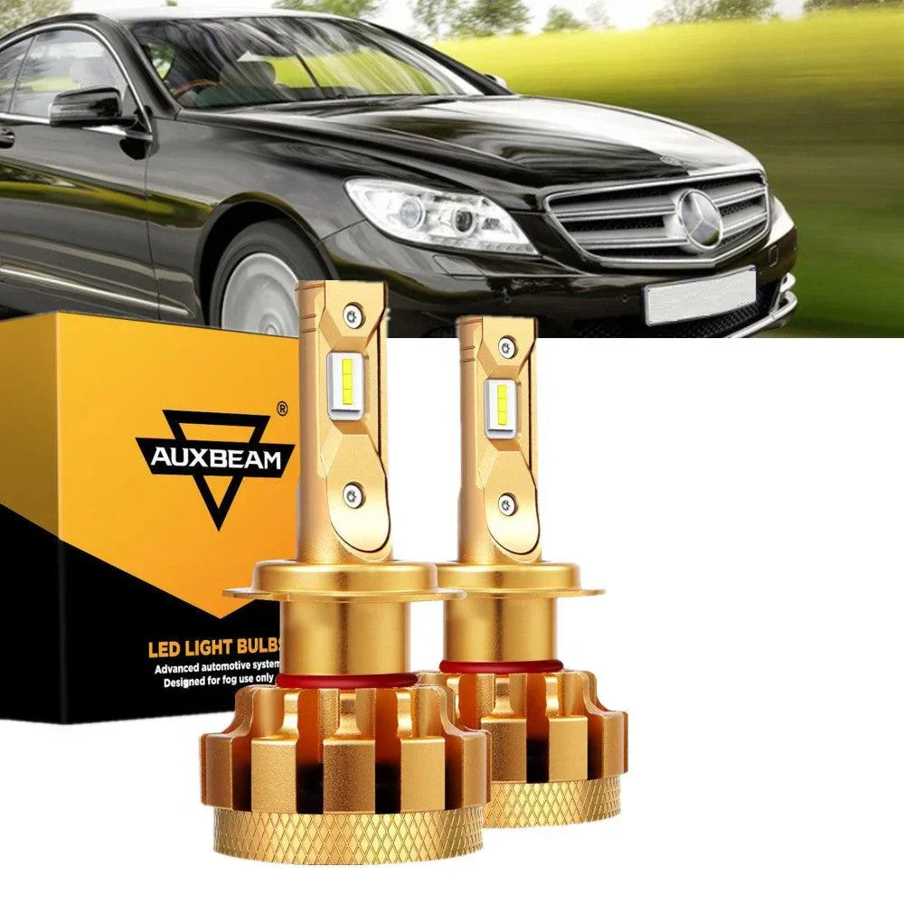 For 2001-2009 Mercedes-Benz CL600 with HID headlamps LED Light Bulbs High Low Beam Bundle - Image 15