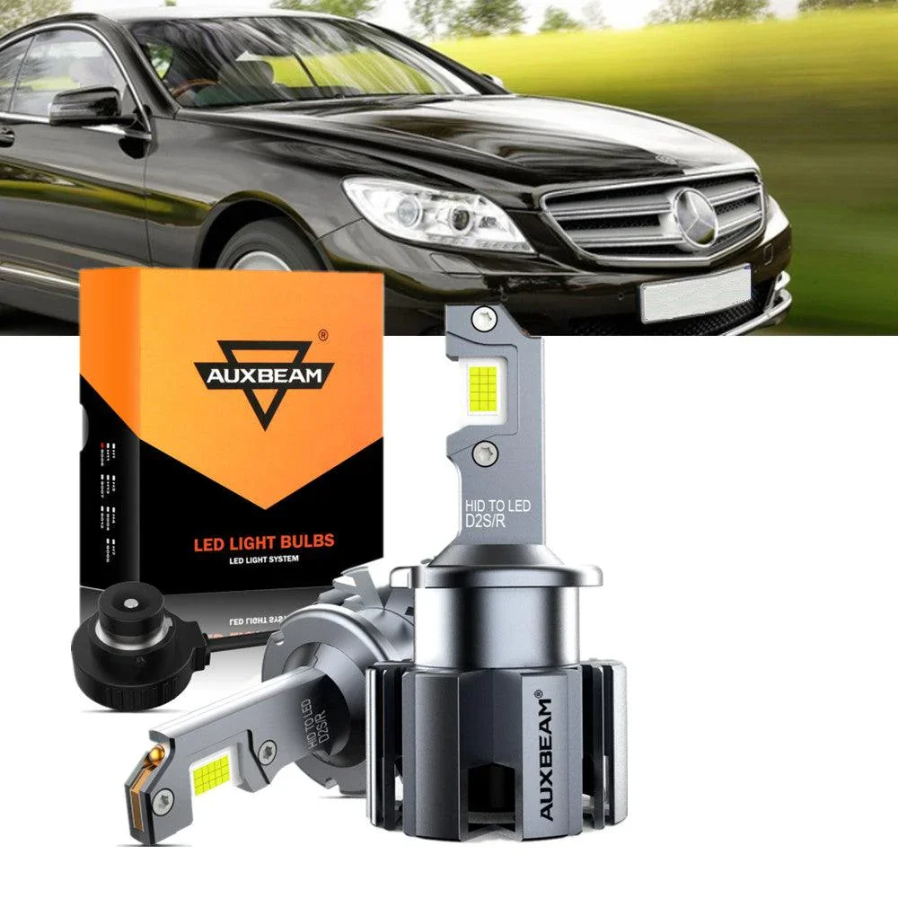 For 2001-2009 Mercedes-Benz CL600 with HID headlamps LED Light Bulbs High Low Beam Bundle - Image 16
