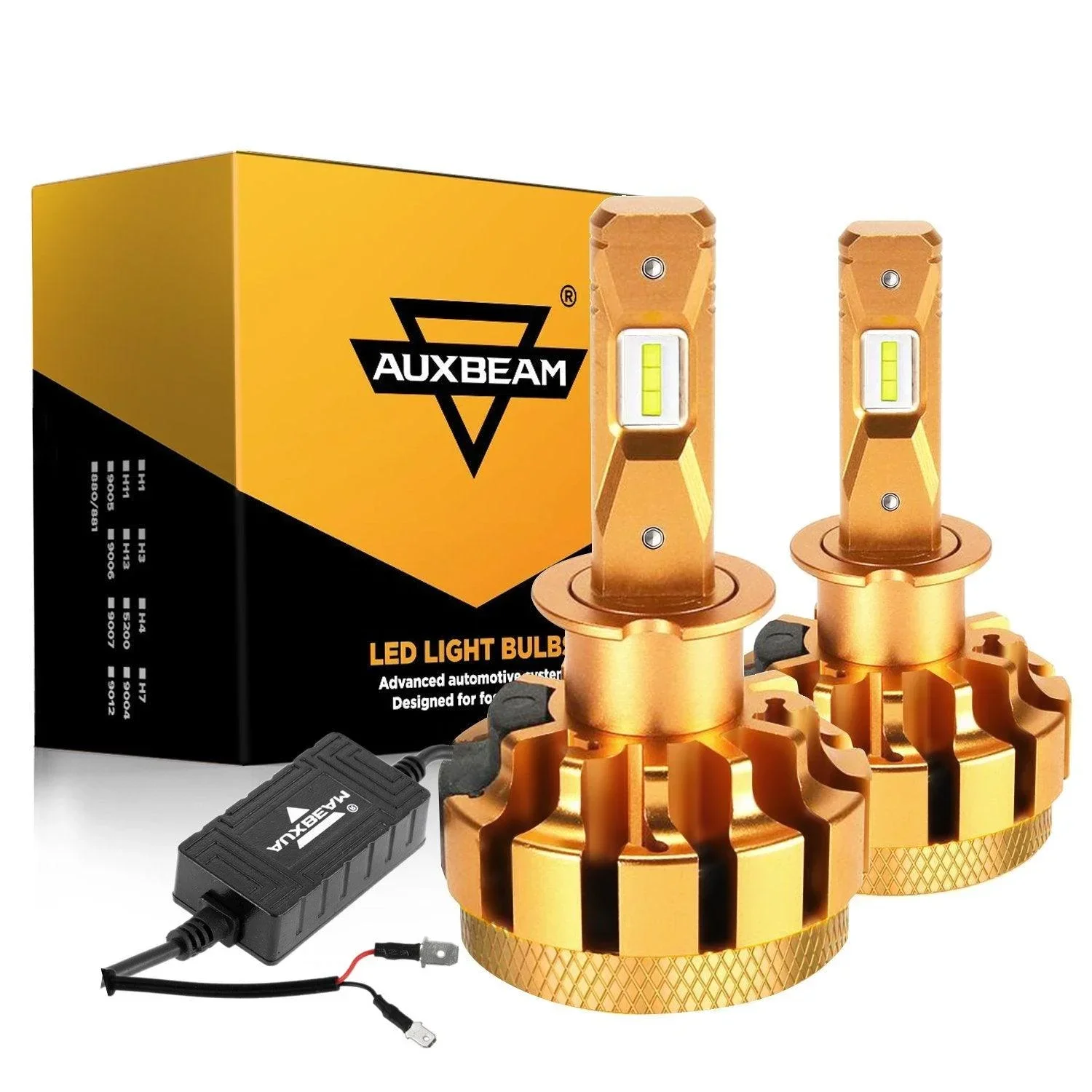 For 2000-2006 Volkswagen Golf F-16 Plus Series Automotive Grade 28000LM Hi-beam/Lo-beam/Fog Light Combo LED Light Bulbs - Image 11