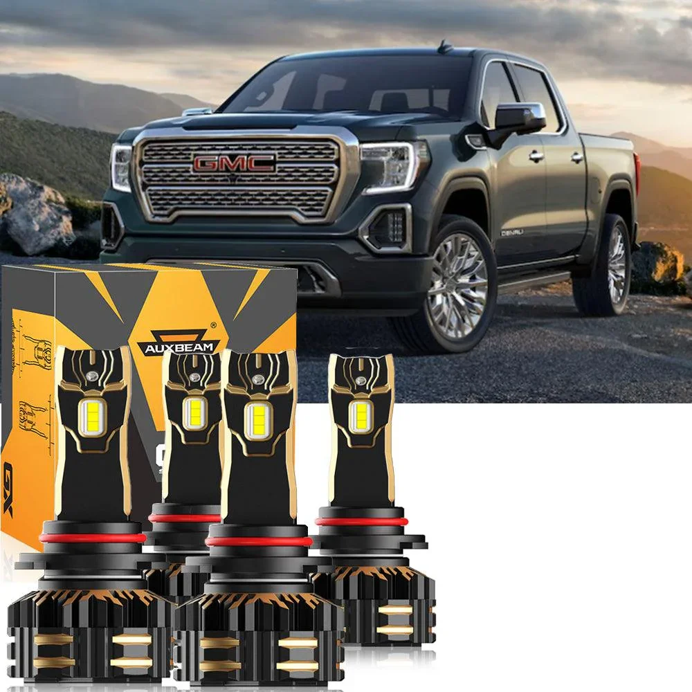 For 2003-2006 GMC Sierra 1500 9005 LED Headlight Bulbs Bundle - Image 12