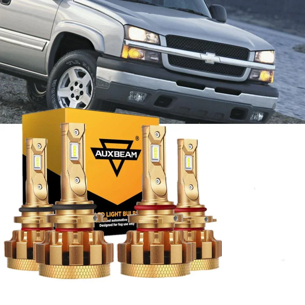 For 2003-2004 Chevrolet Silverado 2500 F-16 Plus Series Built-in Canbus Automotive Grade 14000LM LED Light Bulbs High Low Beam Bundle - Image 10