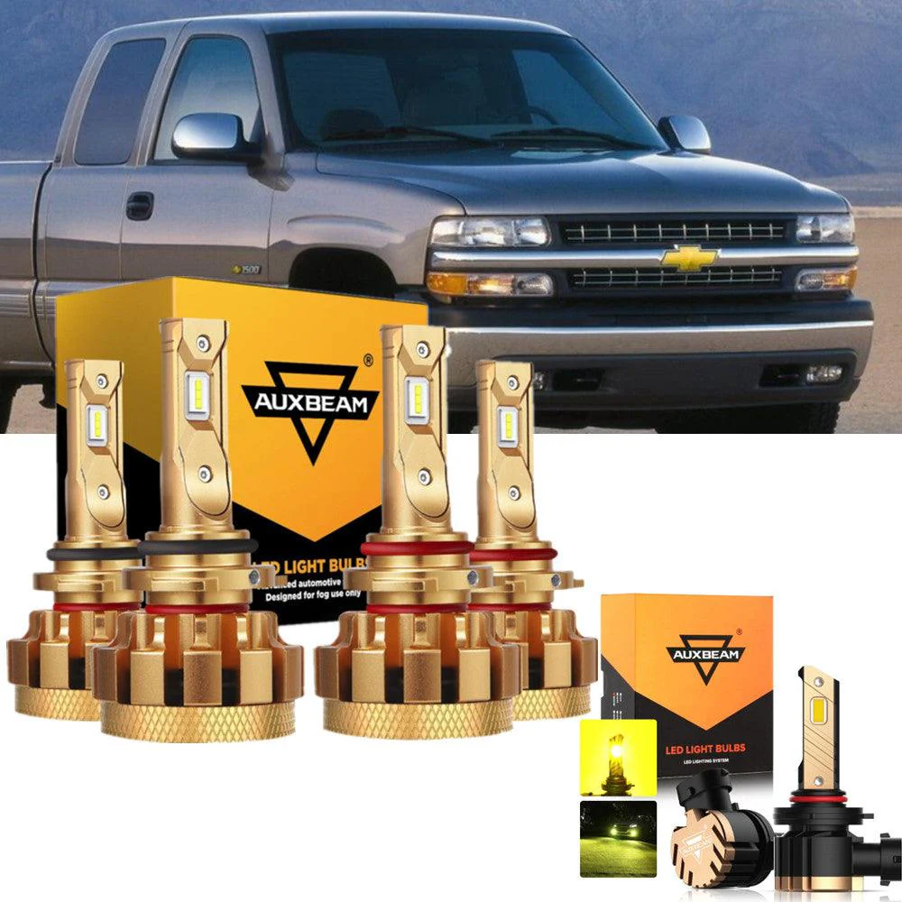 For 2003-2006 Chevrolet Silverado 1500 F-16 Plus Series Built-in Canbus Automotive Grade 14000LM LED Light Bulbs High Low Beam Bundle - Image 2