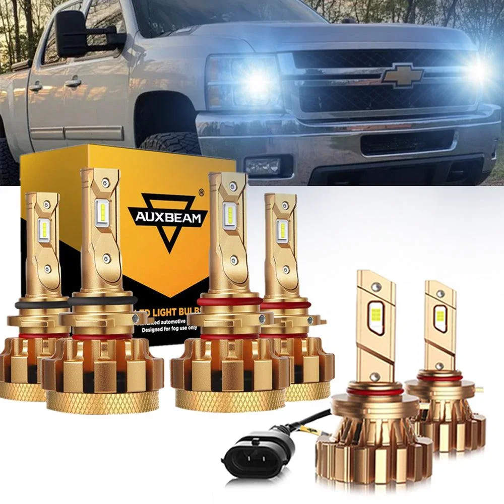For 2003-2006 Chevrolet Silverado 2500 HD F-16 Plus Series Built-in Canbus Automotive Grade 14000LM LED Light Bulbs High Low Beam Bundle - Image 16