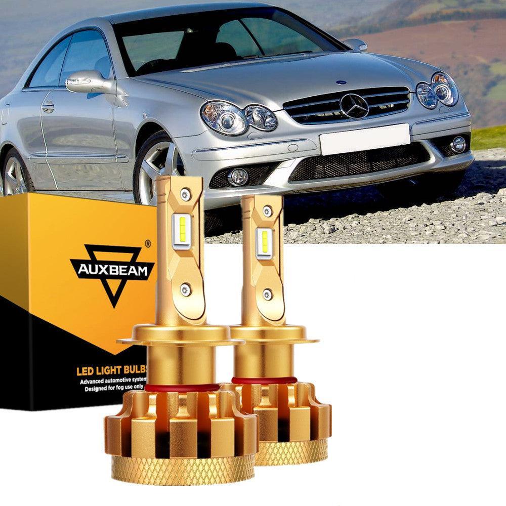 For 2003-2006 Mercedes-Benz CLK500 with Halogen Headlamps F-16 Plus Series Built-in Canbus LED Light Bulbs High Low Beam Bundle - Image 9