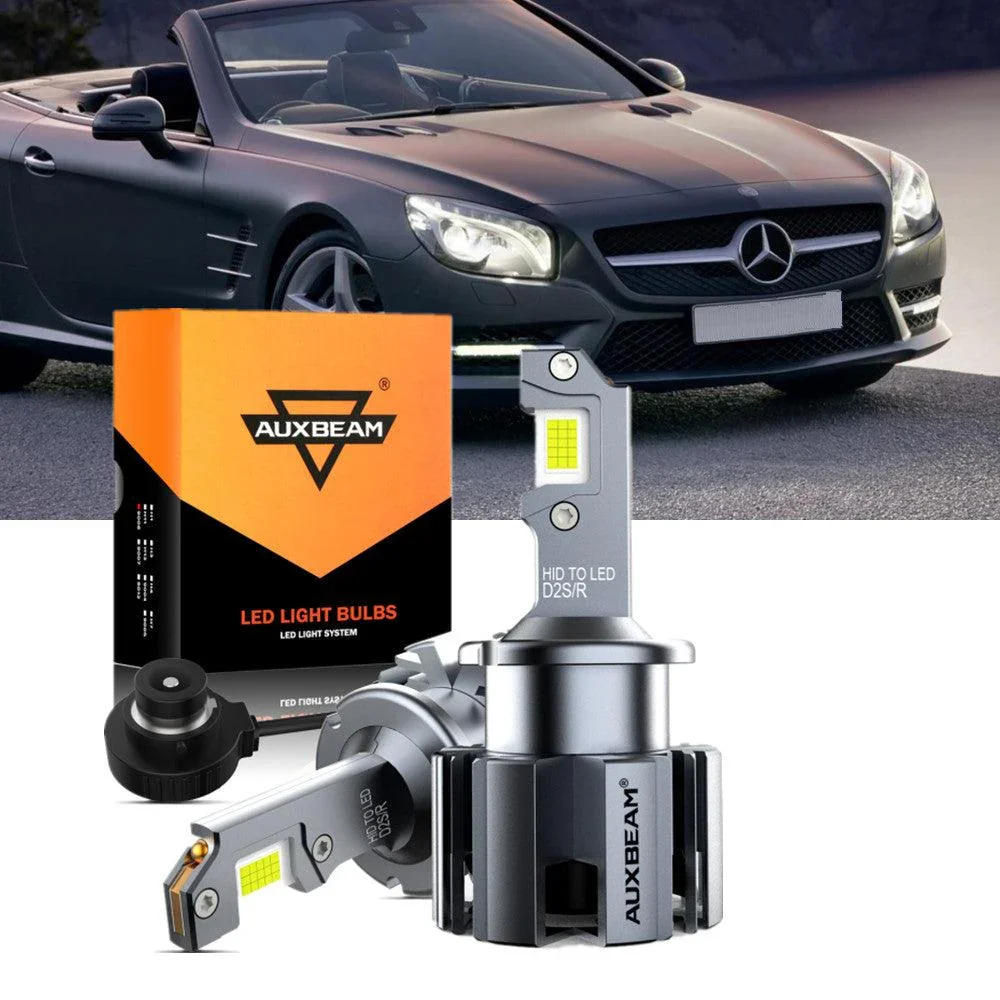 For 2003-2006 Mercedes-Benz SL500 with HID headlamps LED Light Bulbs High Low Beam Bundle - Image 16