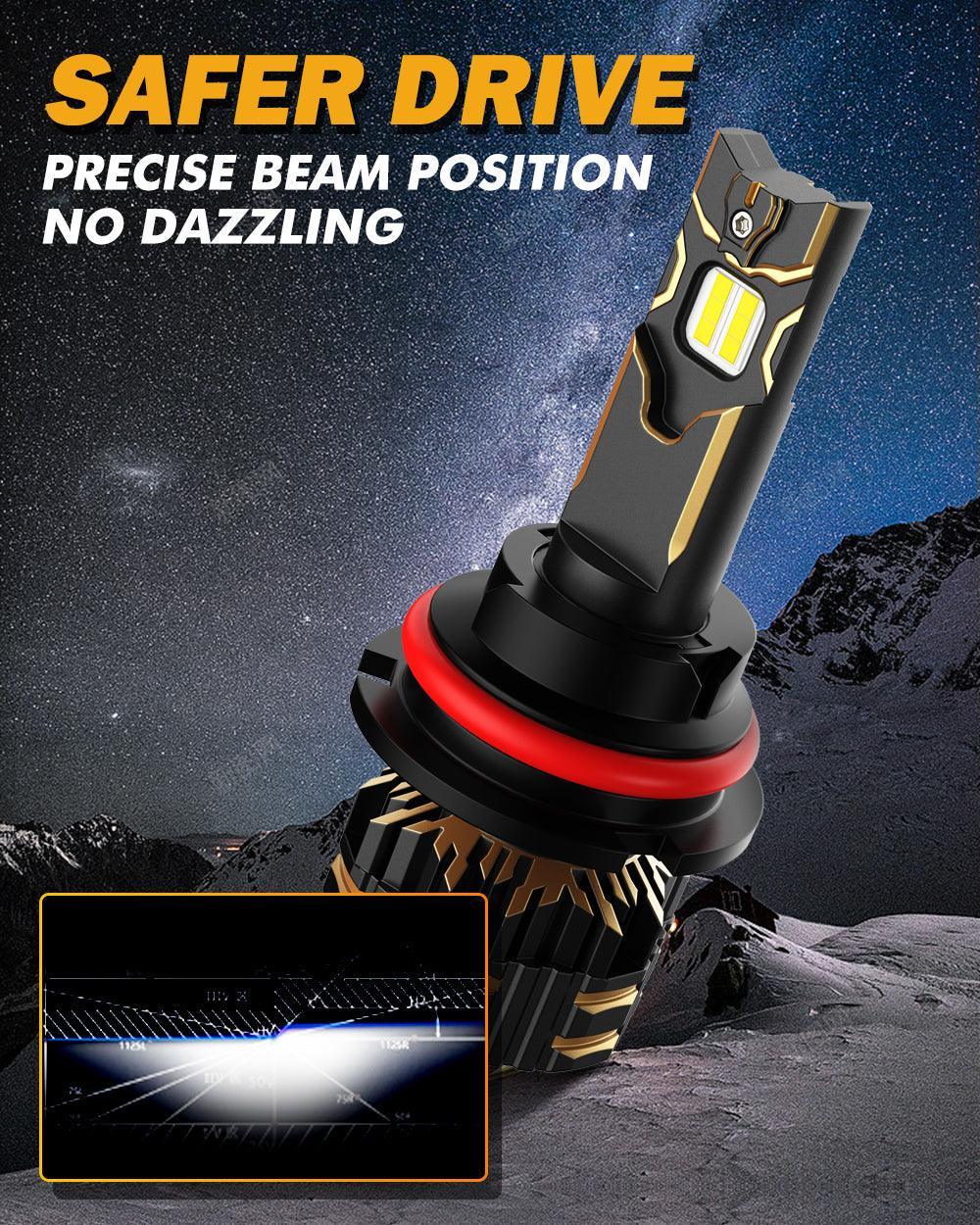 For 2004 Ford F-150 Heritage 9007 LED Headlight Bulbs - Image 5