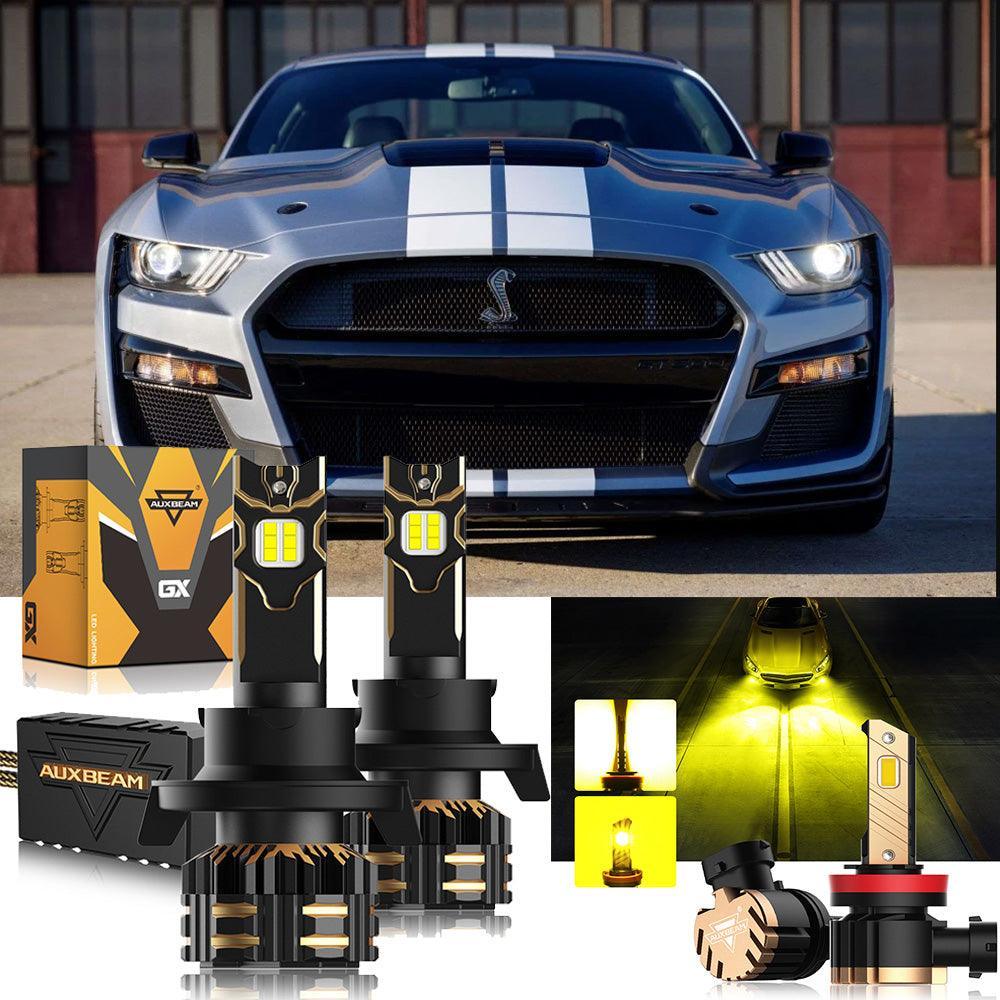For 2005-2006 Ford Mustang BASE H13 LED Headlight Bulbs - Image 11