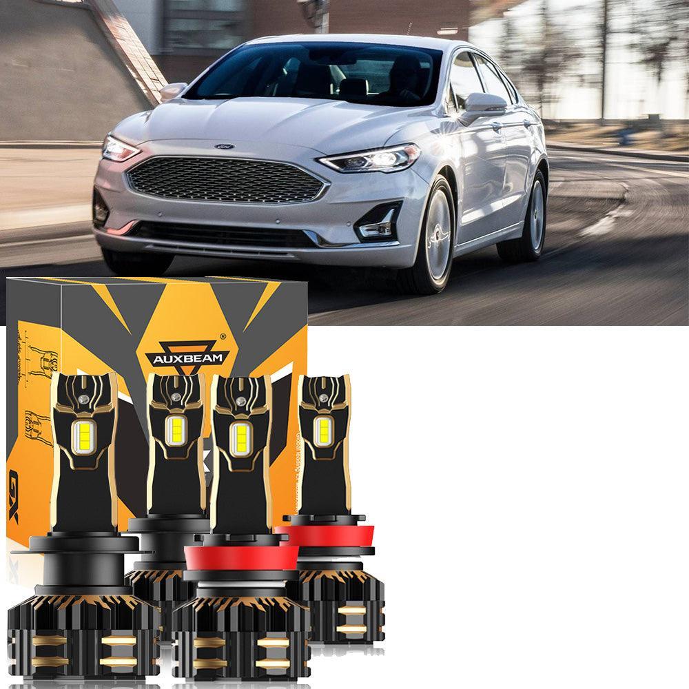 For 2006-2017 Ford Fusion H7 H11 LED Headlight Bulbs Bundle - Image 9