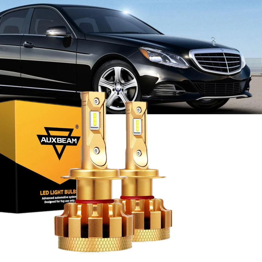 For 2006-2013 Mercedes-Benz E350 with Halogen Headlamps F-16 Plus Series Built-in Canbus LED Light Bulbs High Low Beam Bundle - Image 9