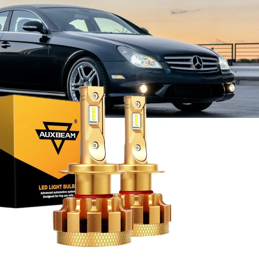 For 2006 Mercedes-Benz CLS55 AMG with HID headlamps LED Light Bulbs High Low Beam Bundle - Image 16