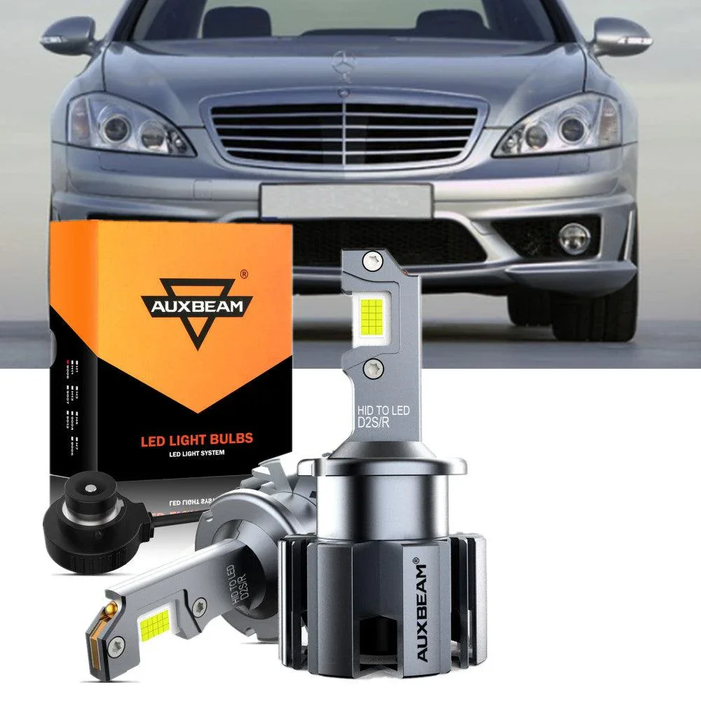 For 2006 Mercedes-Benz S65 AMG with HID headlamps LED Light Bulbs High Low Beam Bundle - Image 15