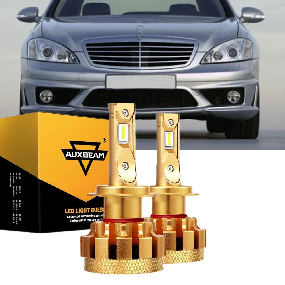 For 2006 Mercedes-Benz S65 AMG with HID headlamps LED Light Bulbs High Low Beam Bundle - Image 16