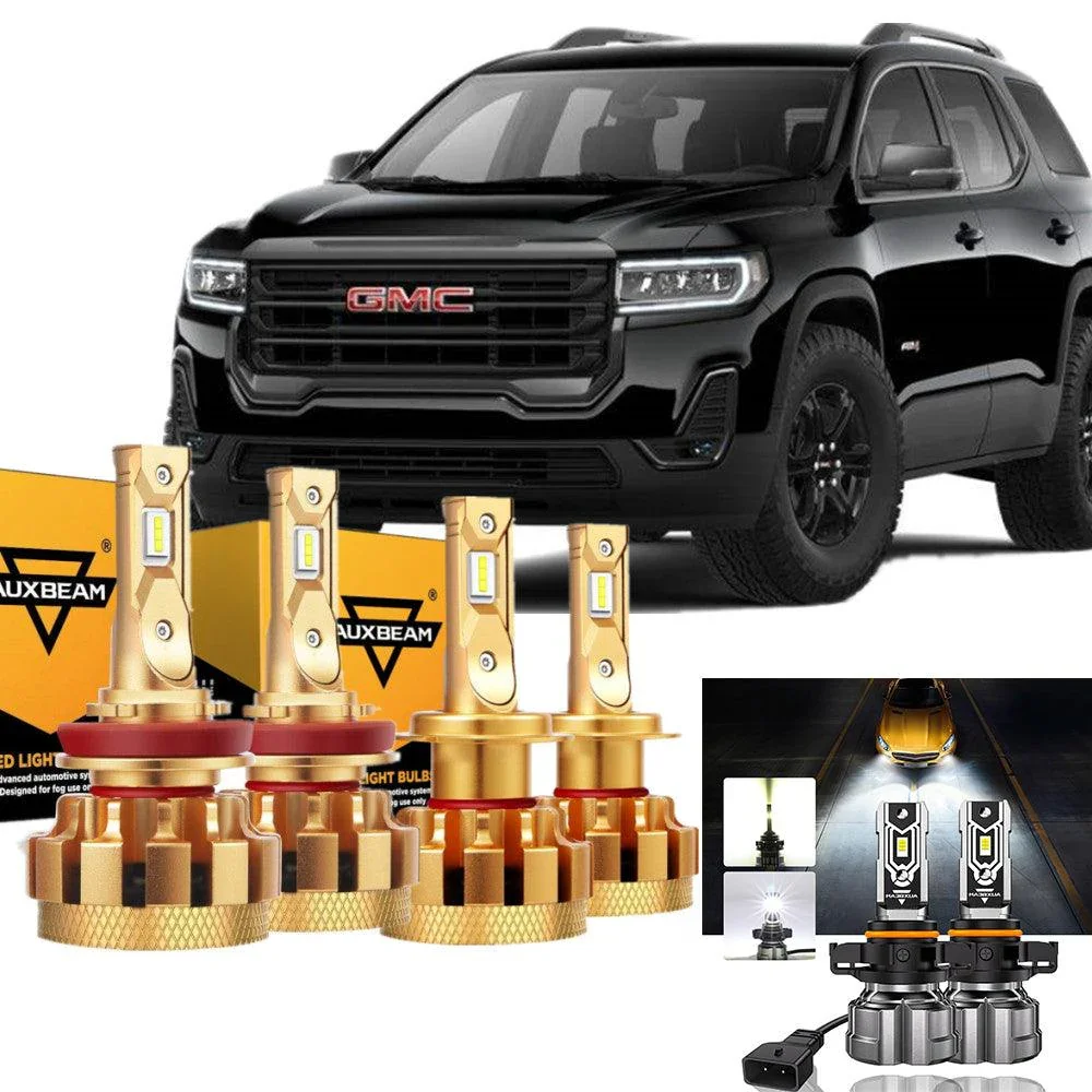 For 2007-2012 GMC Acadia F-16 Plus Series Built-in Canbus Automotive Grade 14000LM LED Light Bulbs High Low Beam Bundle - Image 19