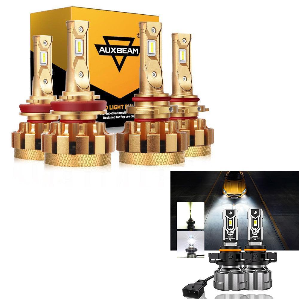 For 2007-2014 GMC Sierra 2500 HD F-16 Plus Series Built-in Canbus Automotive Grade 14000LM LED Light Bulbs High Low Beam Bundle - Image 17