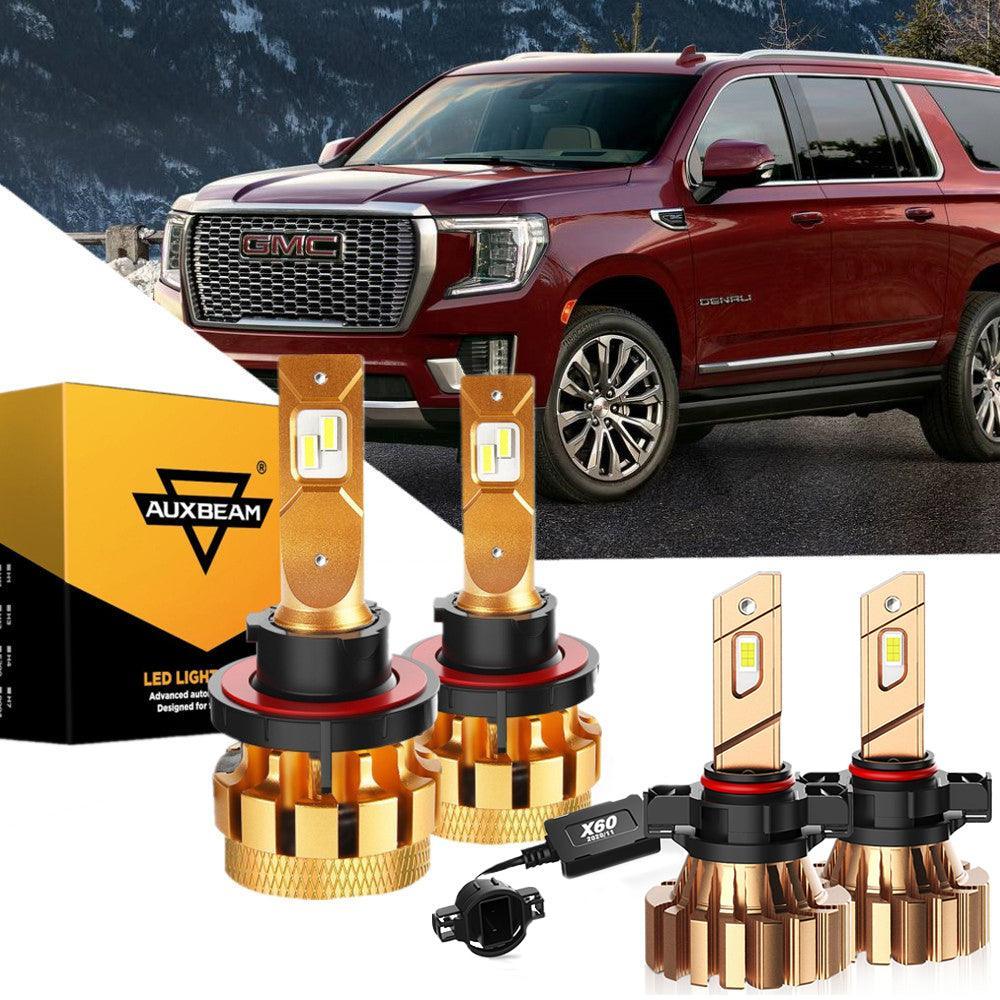 For 2007-2014 GMC Yukon F-16 Plus Series Built-in Canbus Automotive Grade 14000LM LED Light Bulbs High Low Beam Bundle - Image 14