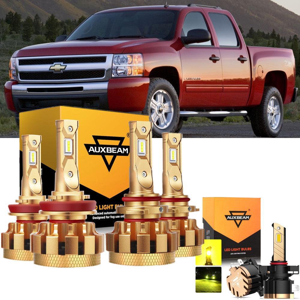 For 2007-2015 Chevrolet Silverado 1500 F-16 Plus Series Built-in Canbus Automotive Grade 14000LM LED Light Bulbs High Low Beam Bundle - Image 2